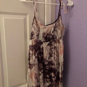 Pink and purple tie dye romper